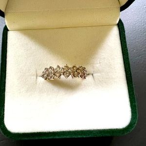 Diamond Cluster Ring